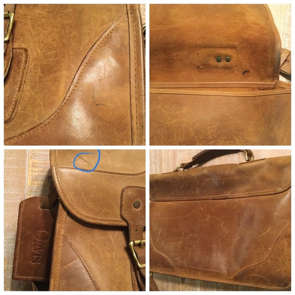 ORVIS Saddle Leather Bag - Picture 7 of 7